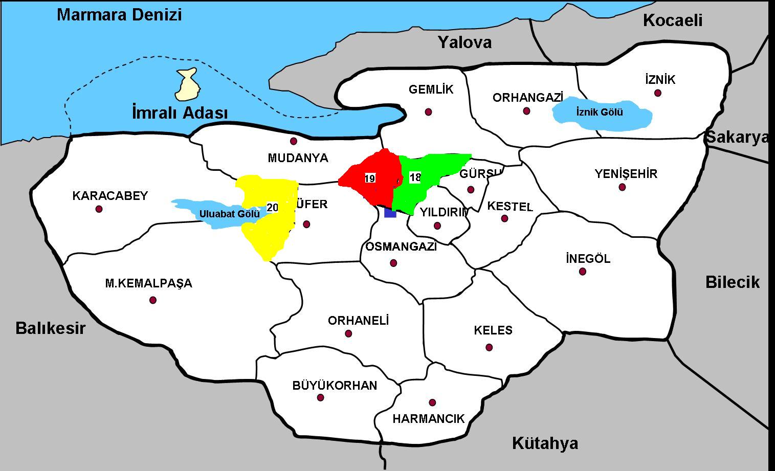 Ankara merkez ilçeleri isimleri